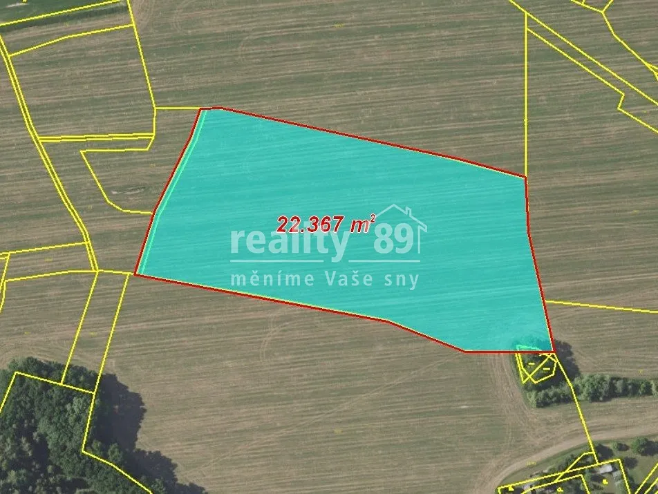 Prodej pole 22367 m²